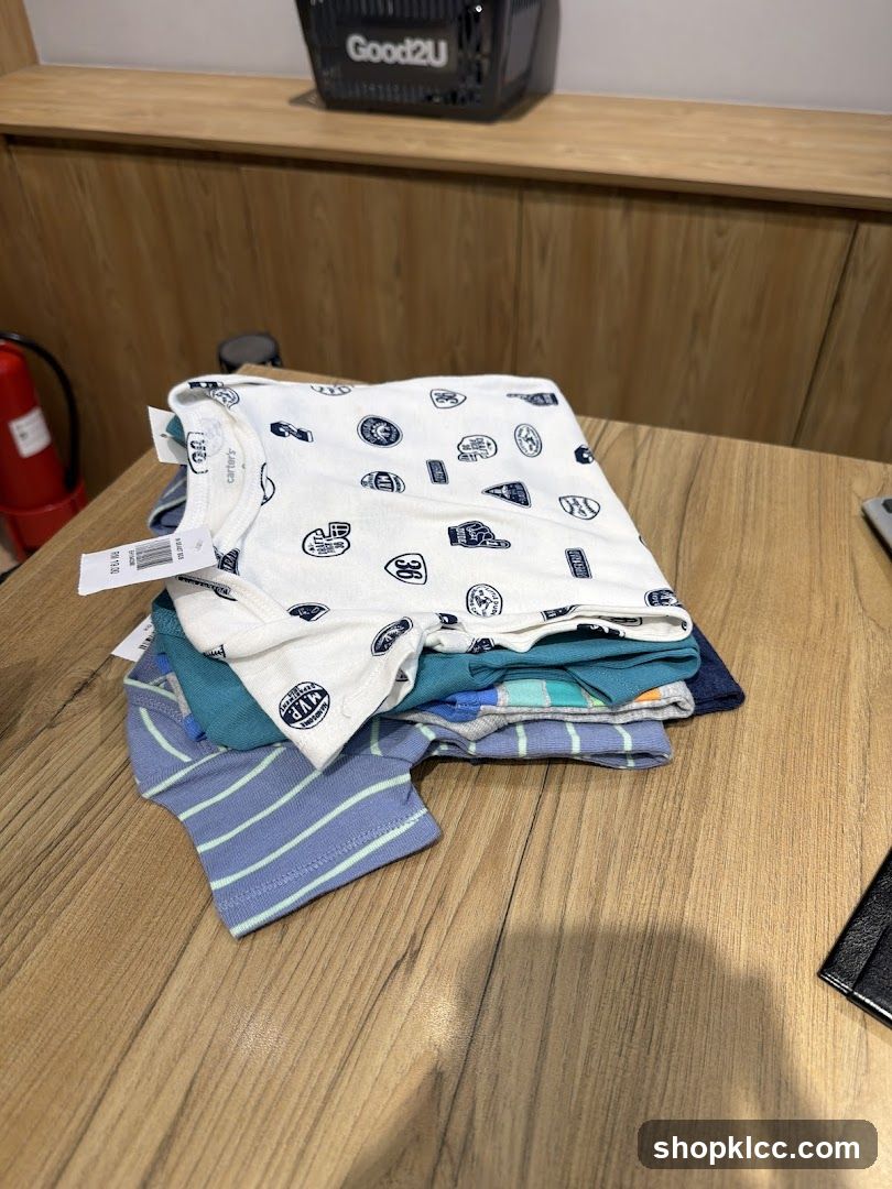 Stack of Children's Clothing