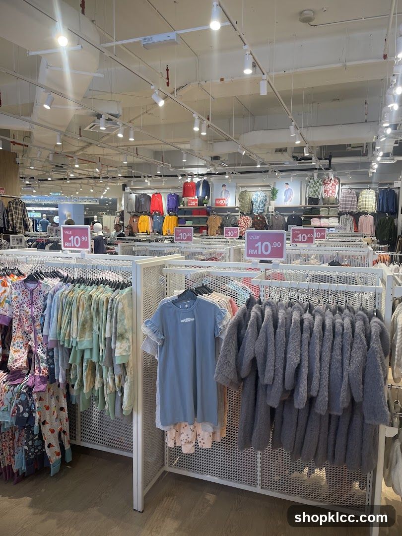 Clothing store interior