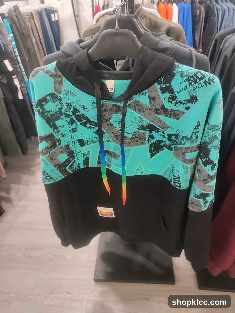 Hoodie with graphic print