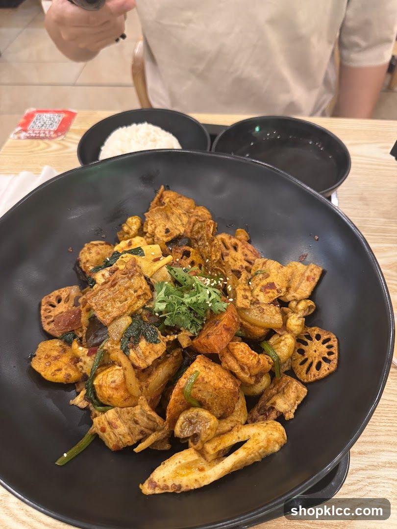 Spicy Stir-Fried Dish with Rice