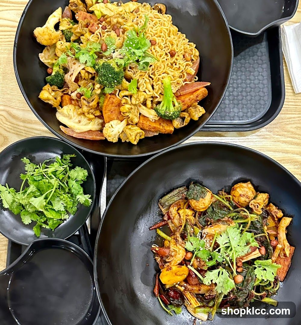 Spicy Noodle and Vegetable Dishes