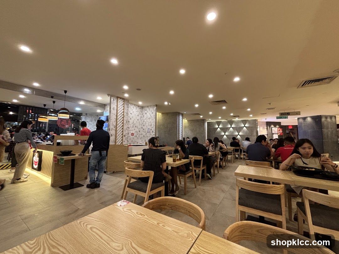 Restaurant Interior with Diners