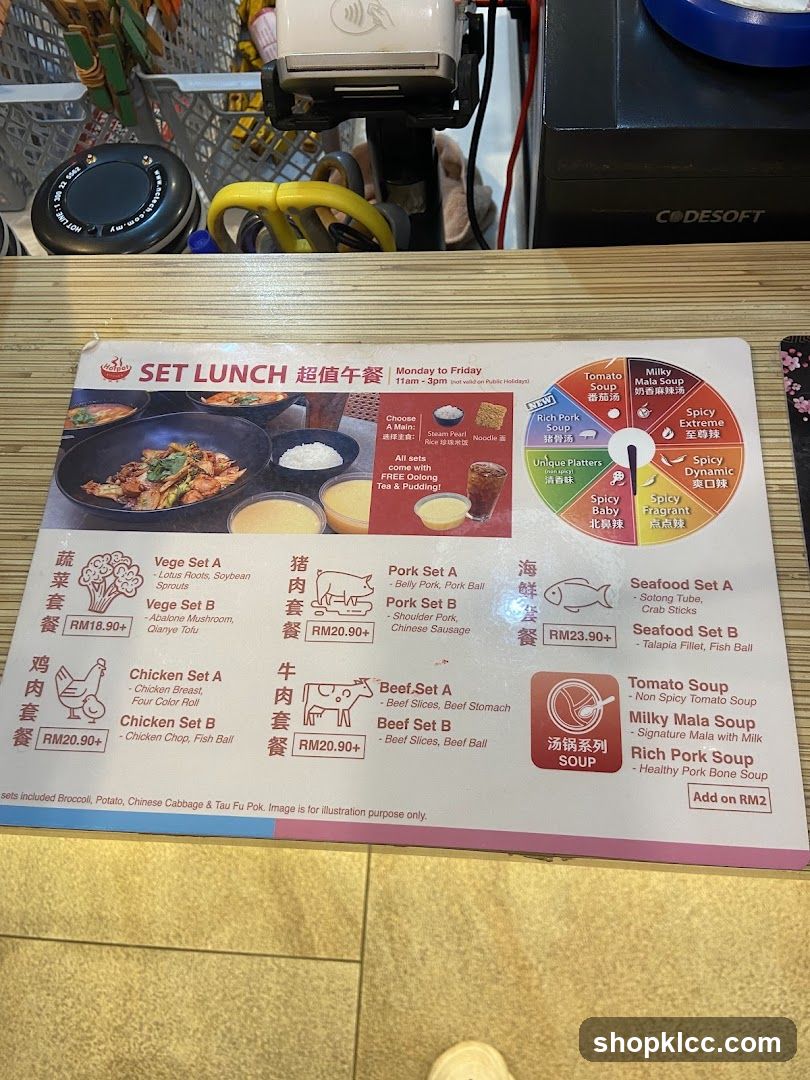 SET LUNCH