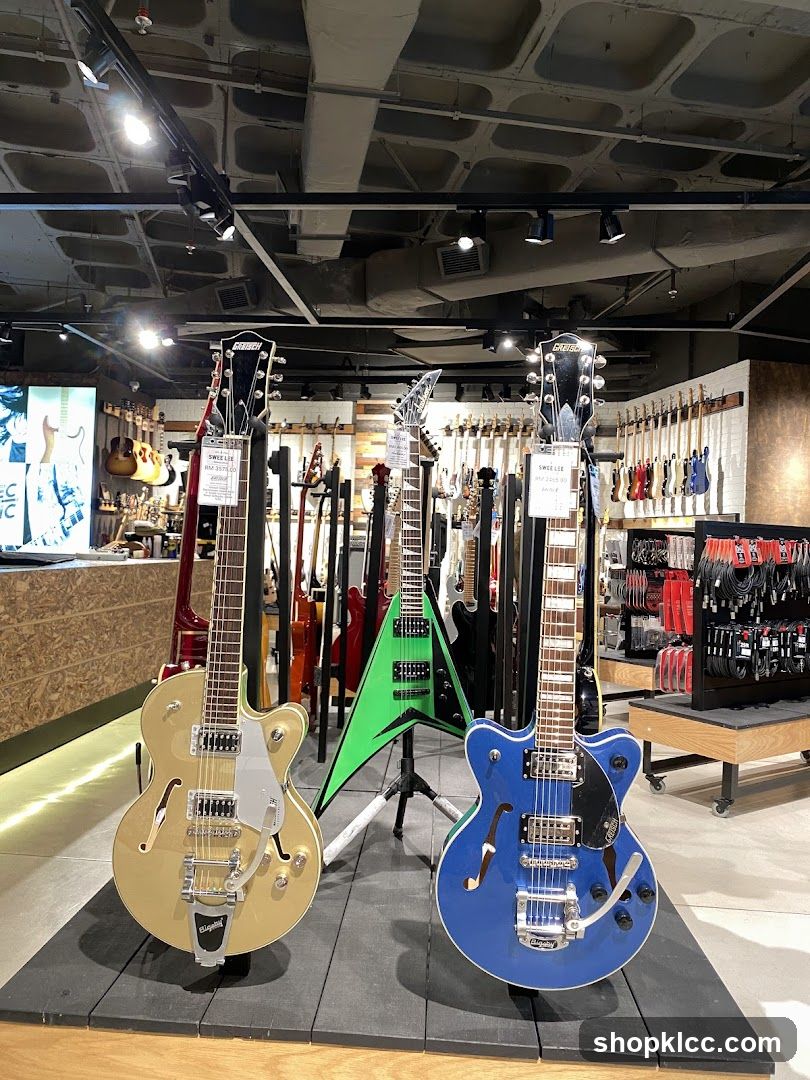 Guitars on Display