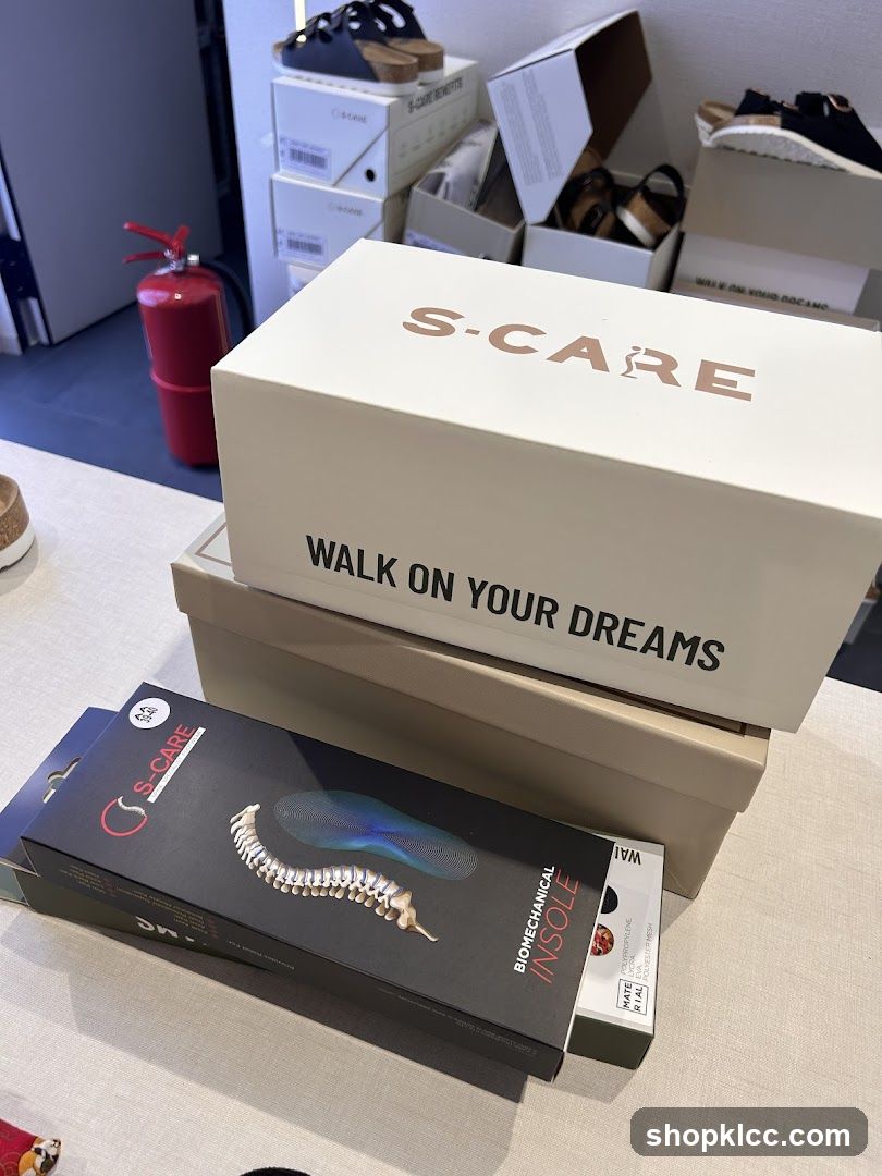 S-CARE Insoles and Boxes