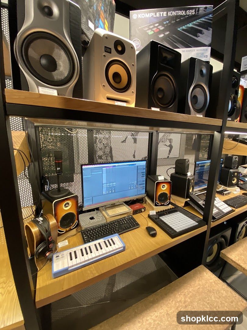 Audio Equipment Display