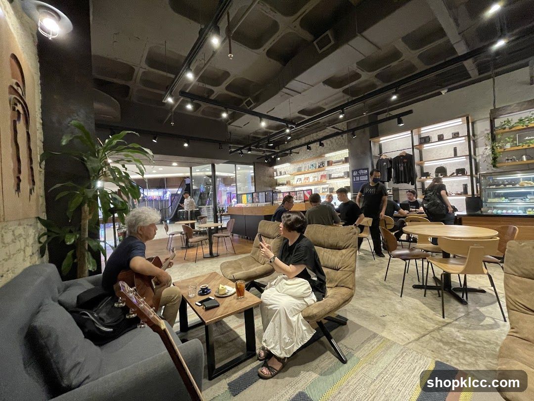 Cafe Interior with Live Music