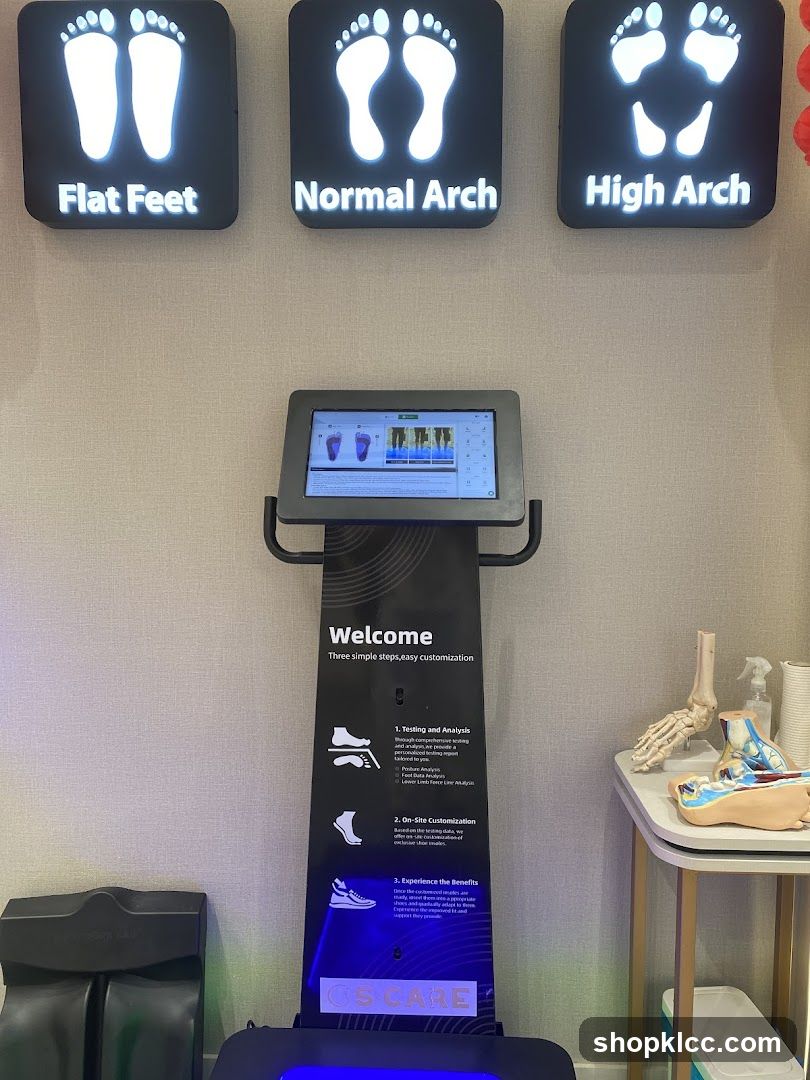 Foot Arch Analysis Station