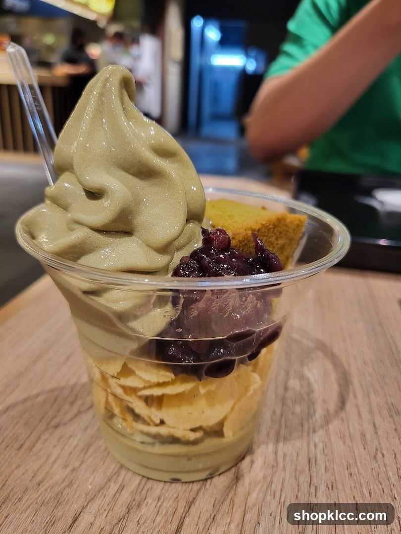 Matcha Soft Serve Parfait