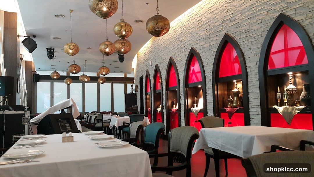 Restaurant Interior with Decorative Elements