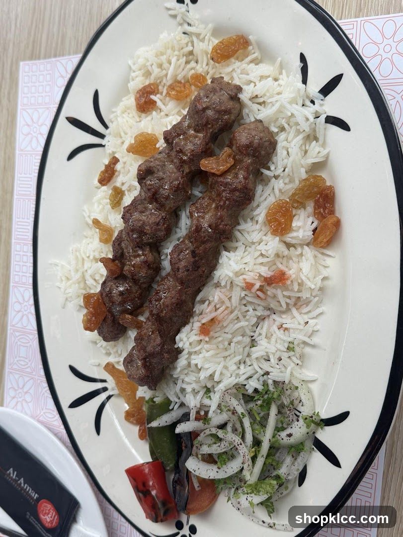 Kebab with Rice