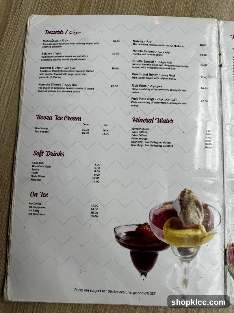 Desserts, Ice Cream, Drinks