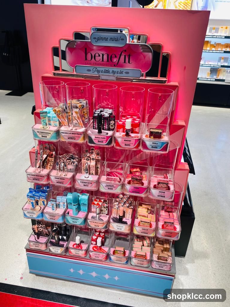 Benefit Cosmetics Display