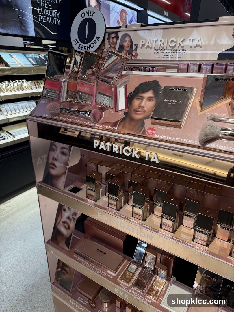 Patrick Ta Makeup Display