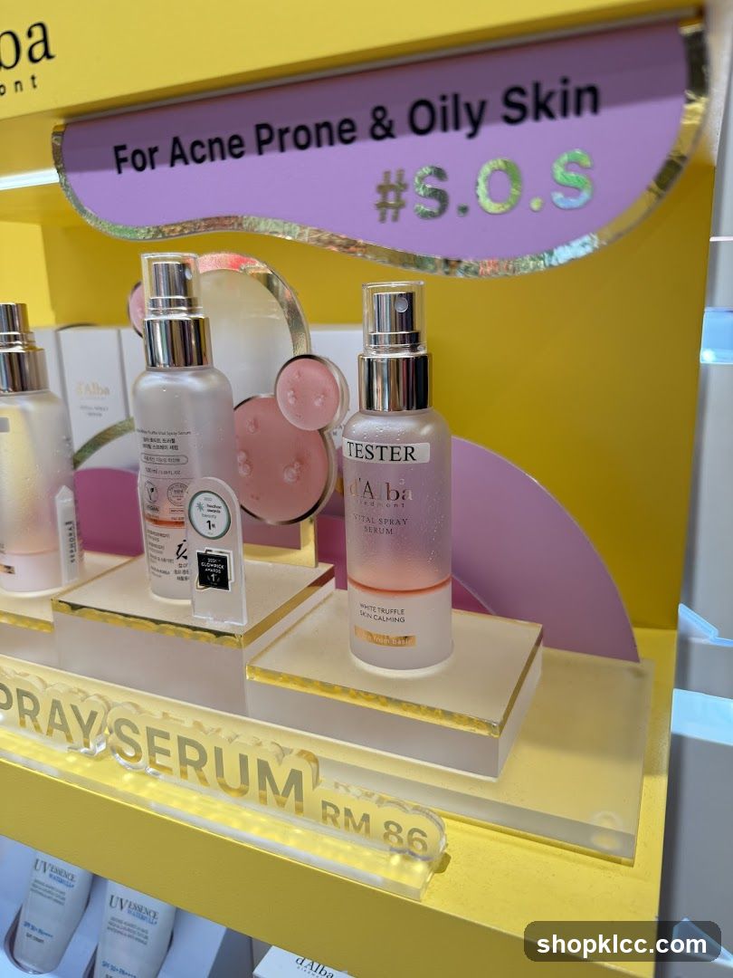 Skincare Display