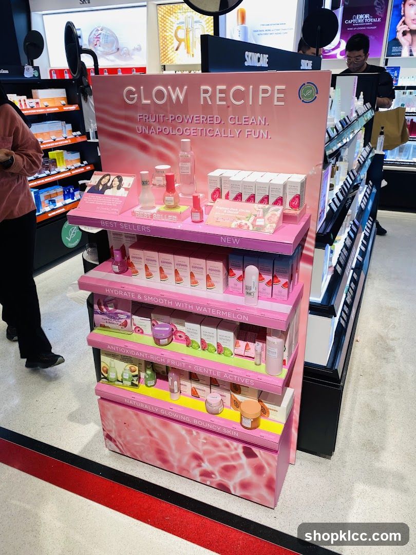 Glow Recipe Display