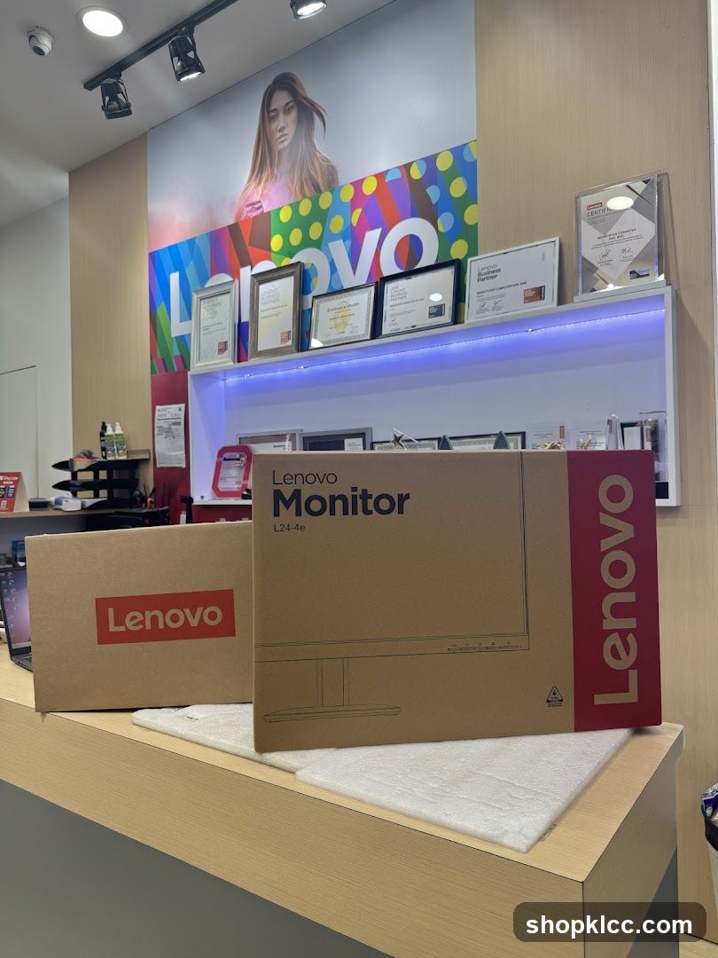 Lenovo Products on Display