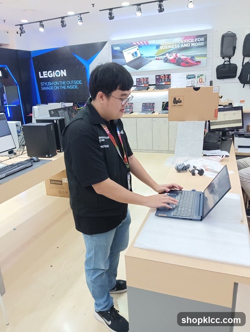 Electronics Store Display