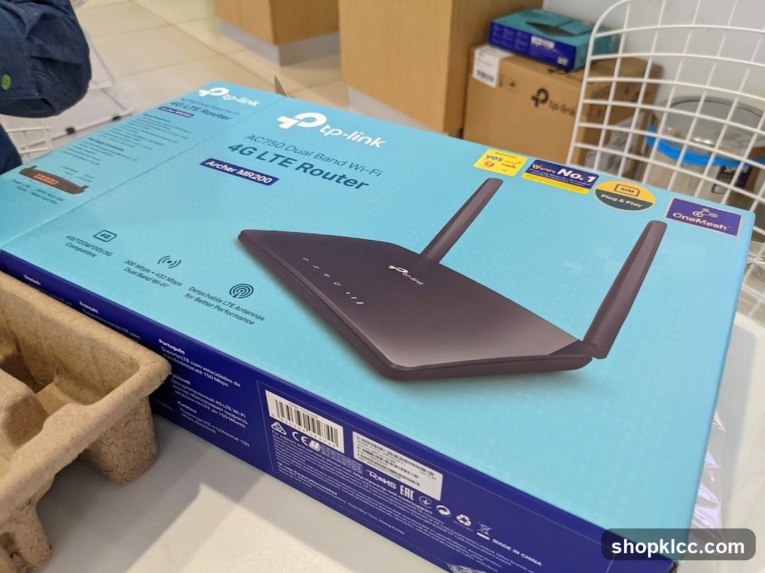 TP-Link Archer MR200 4G LTE Router Box