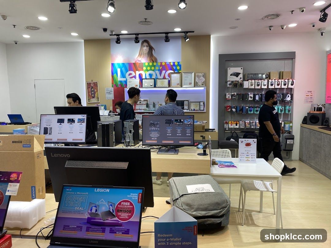 Lenovo Store Interior