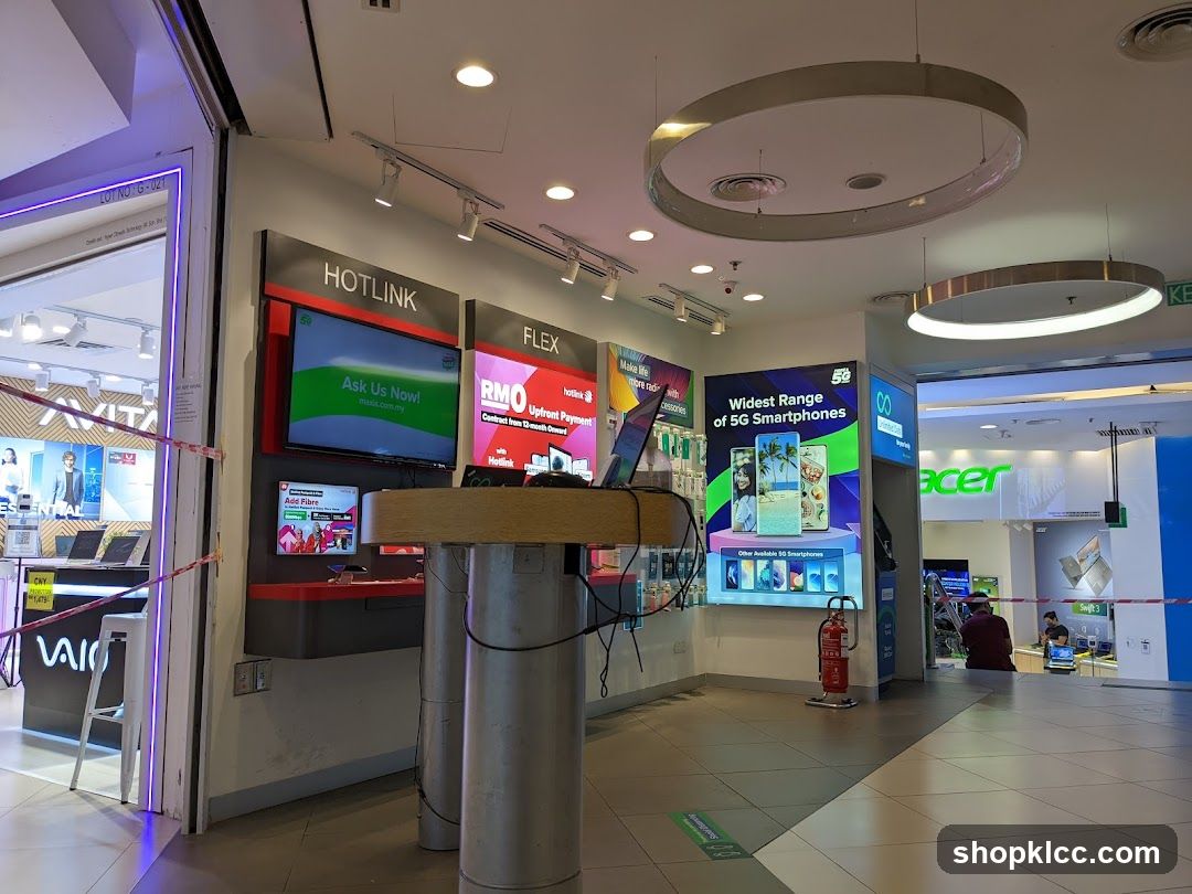 Electronics Store Interior