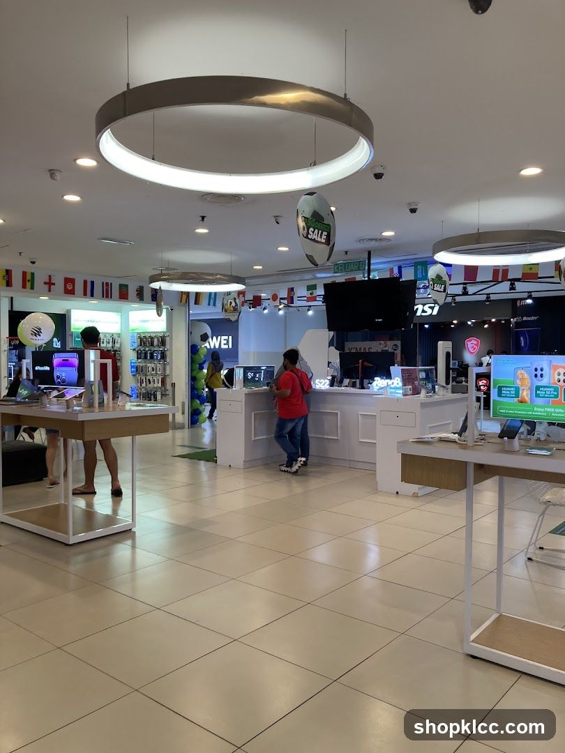 Electronics Store Interior
