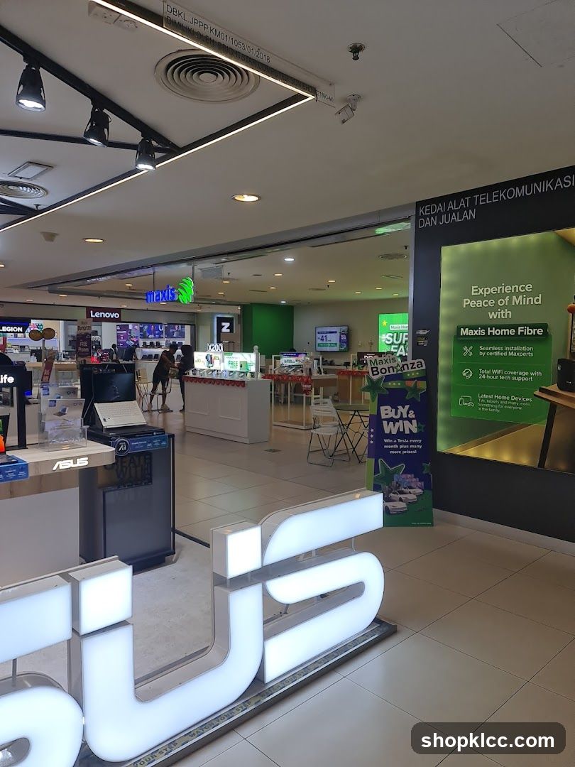 Electronics Store Interior