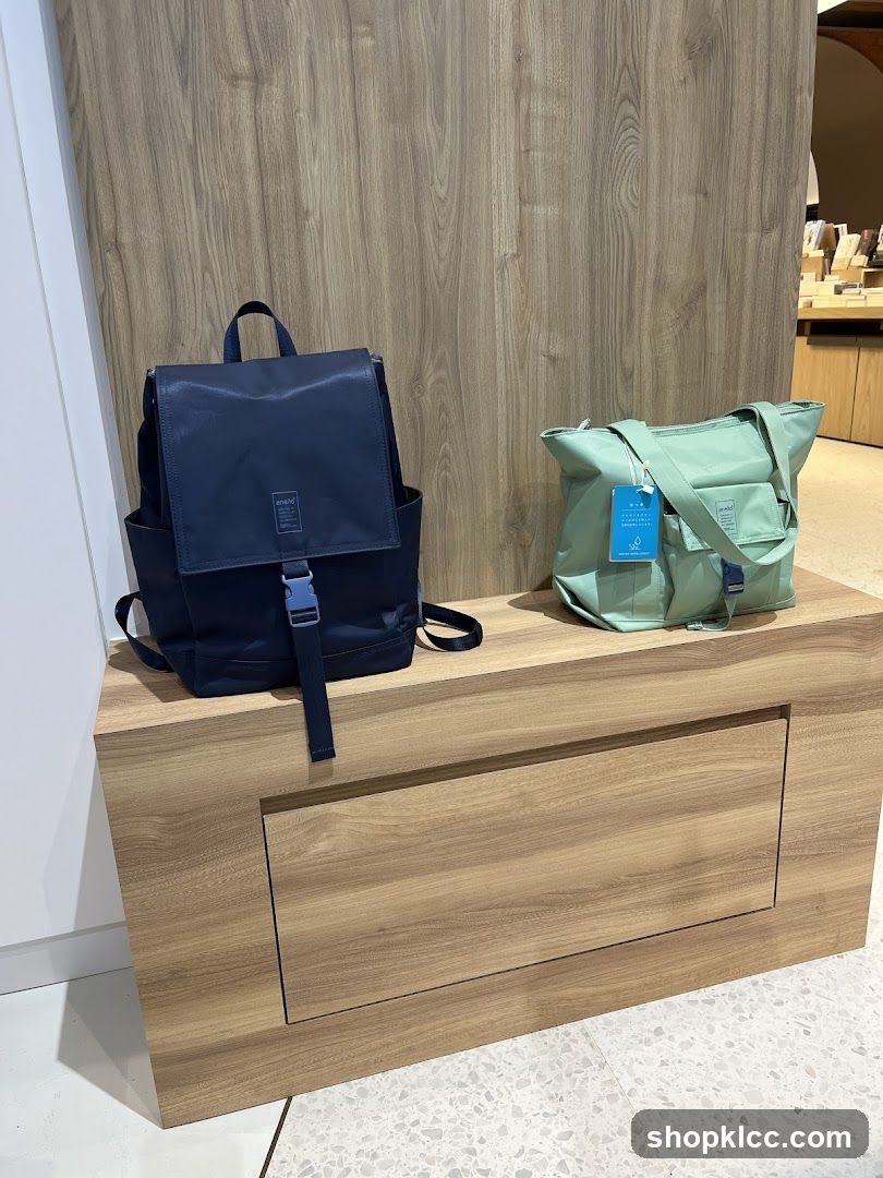 Bags on Display