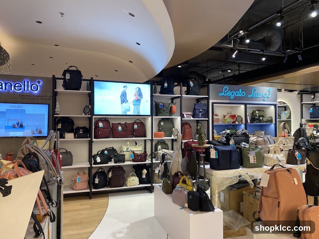 Bags and Accessories Display