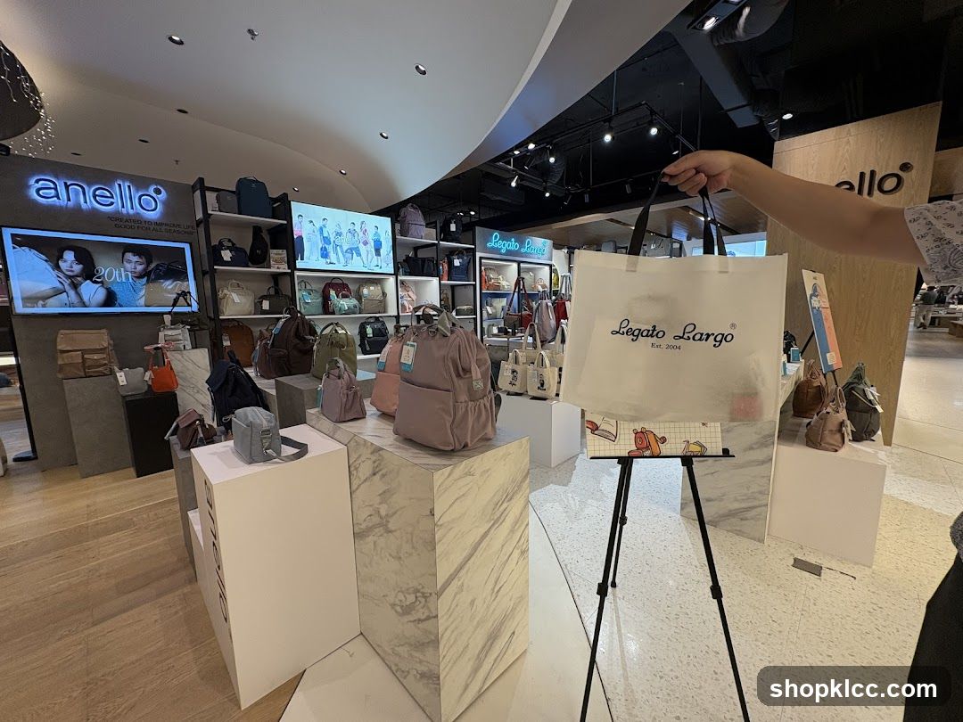 Legato Largo Bag Display
