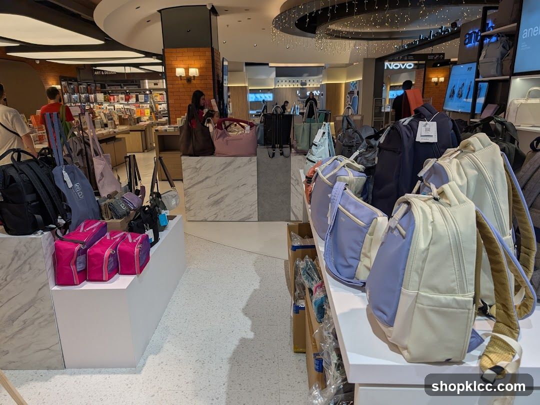 Bags and Accessories Display