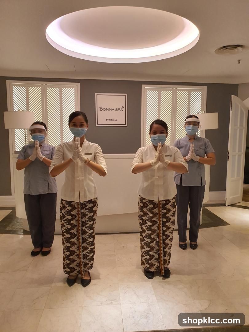Spa Staff Greeting