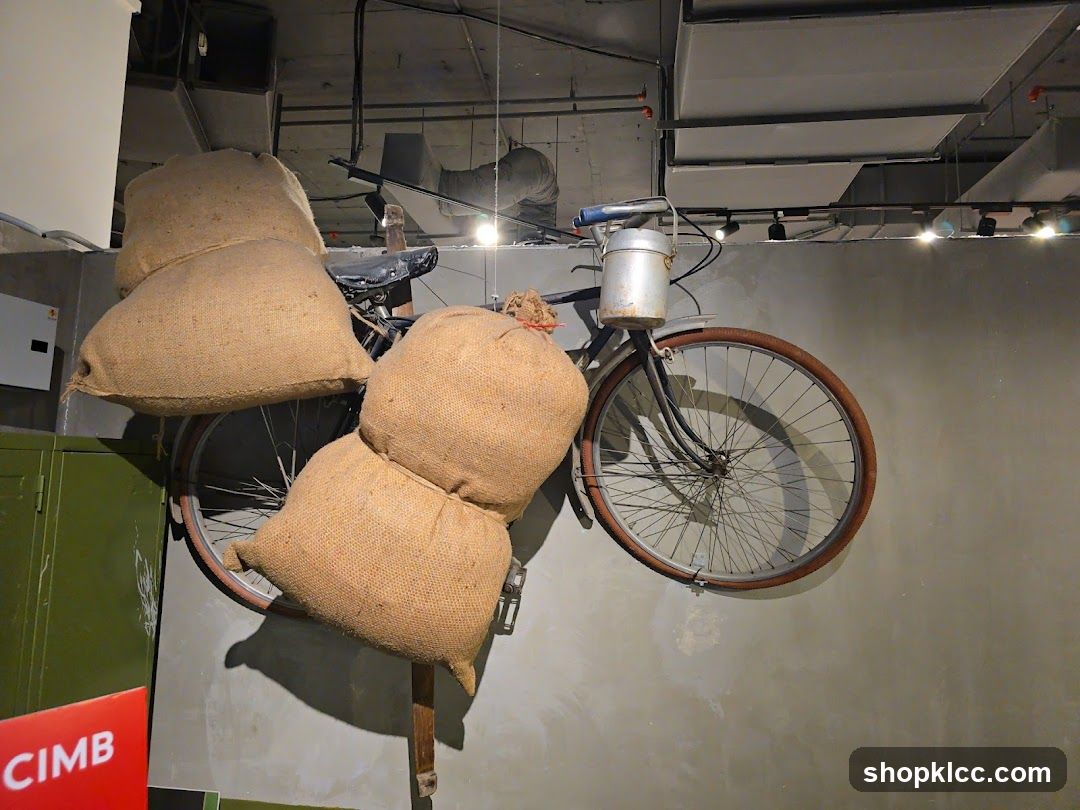 Bicycle with Sacks
