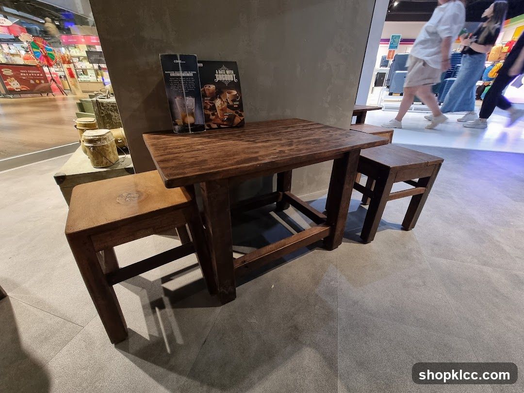 Cafe Table and Stools