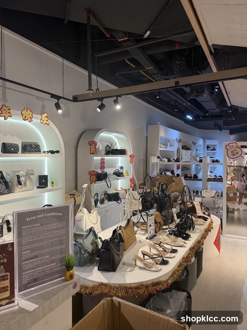 Handbag and Shoe Store Interior