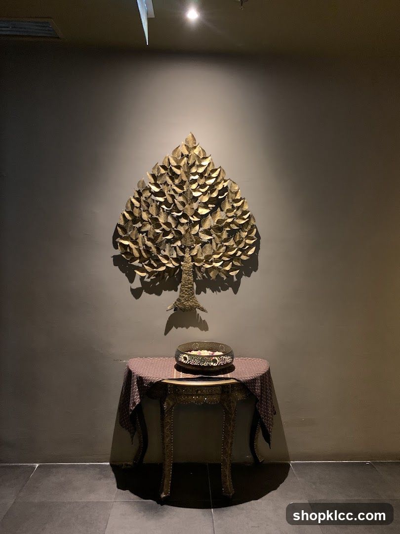 Decorative Tree Wall Art and Table
