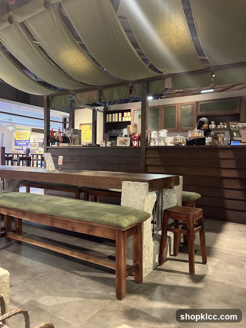 Cafe Interior with Seating