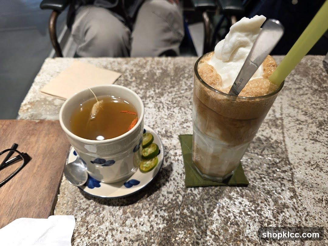 Beverages on a Table