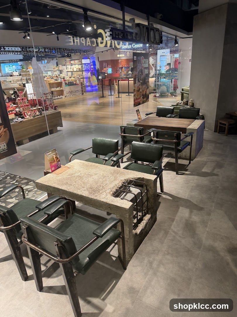 Cafe Interior with Seating