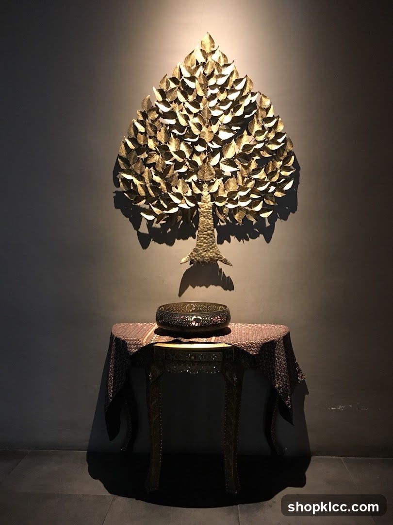 Decorative Tree Wall Art and Table Display