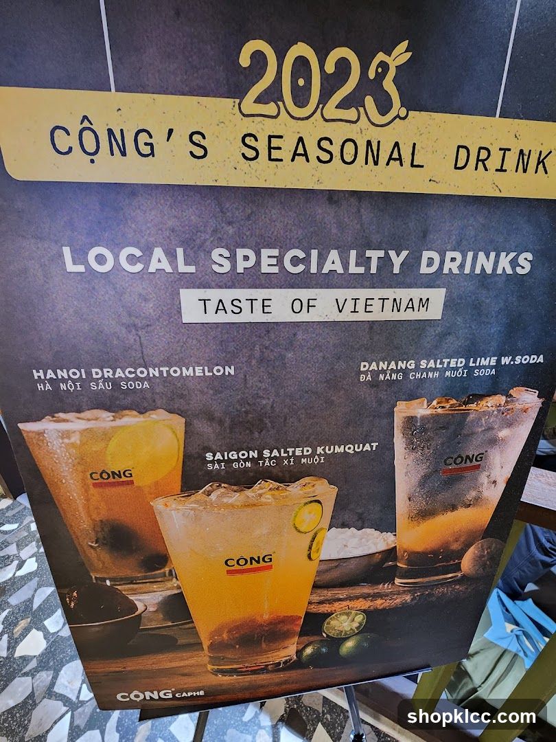 Cong's Seasonal Drinks
