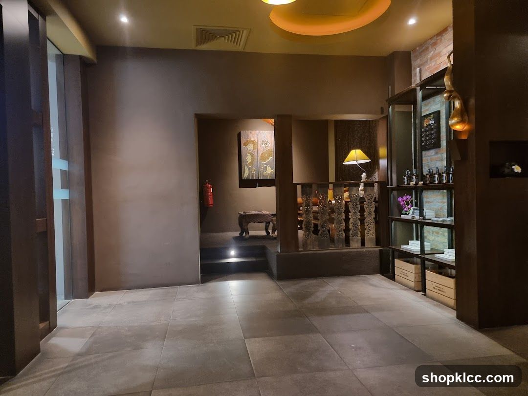 Interior of a spa or wellness center