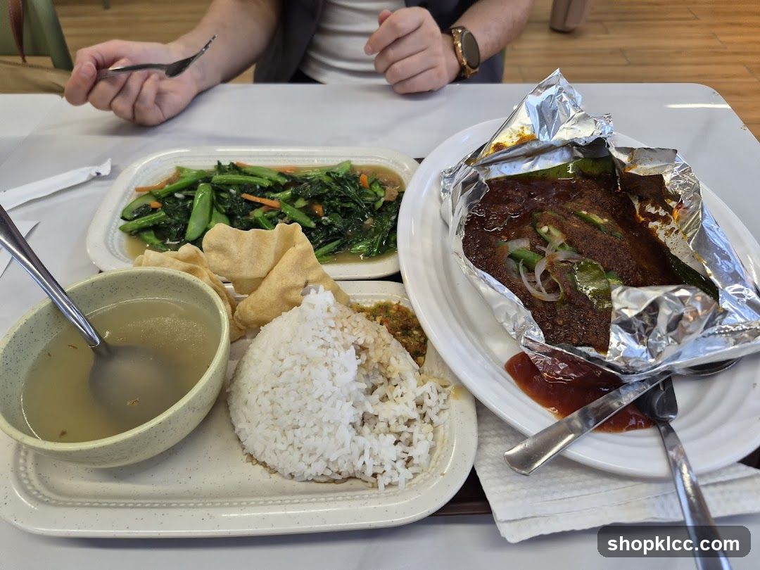 Meal with Rice and Vegetables