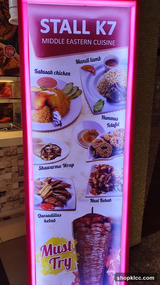STALL K7 MIDDLE EASTERN CUISINE