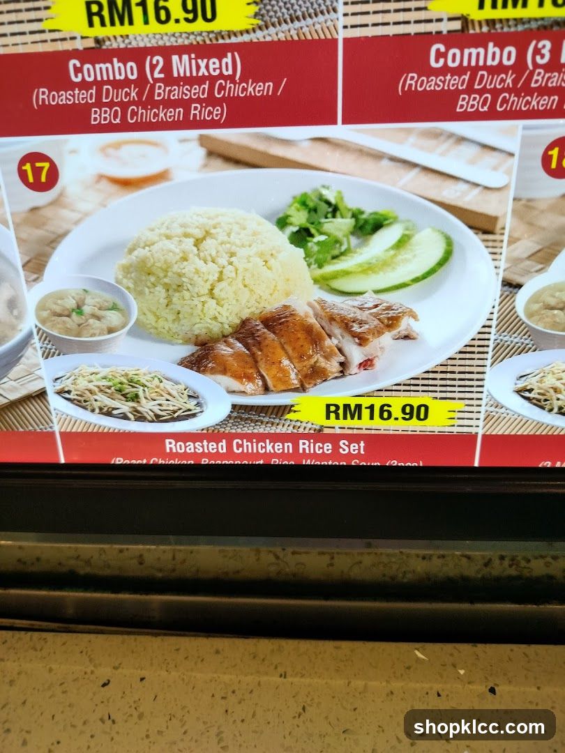 Roasted Chicken Rice Set