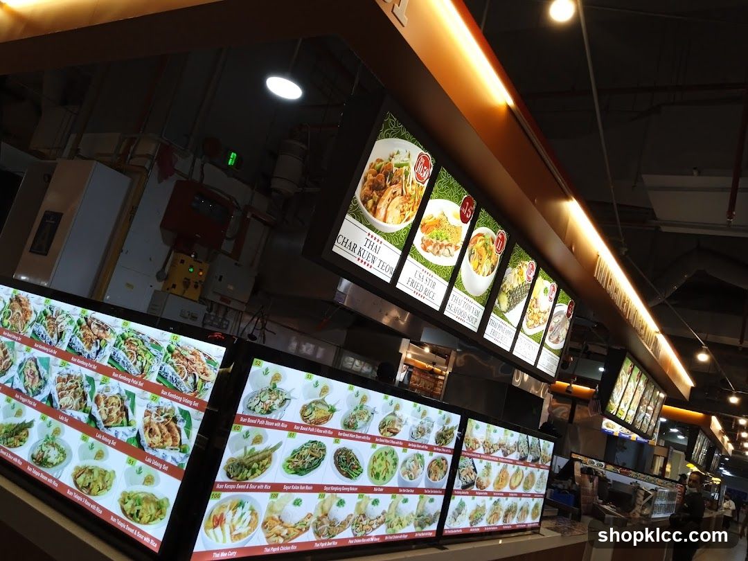 Food Stall Menu Displays
