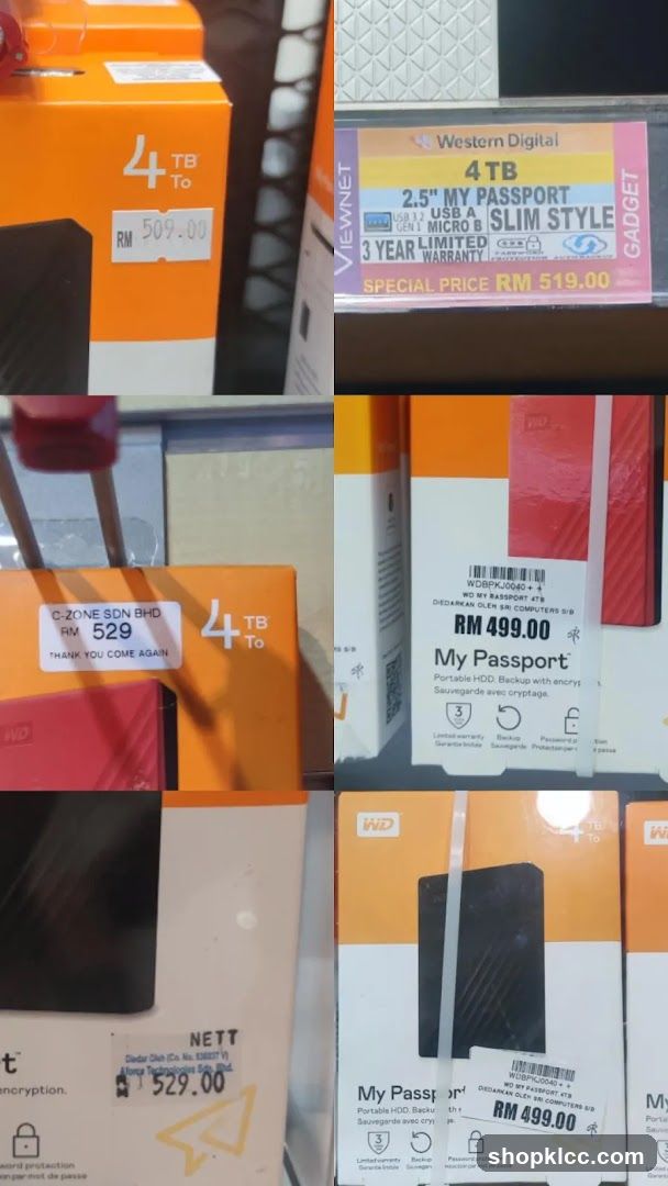 Western Digital My Passport Hard Drives