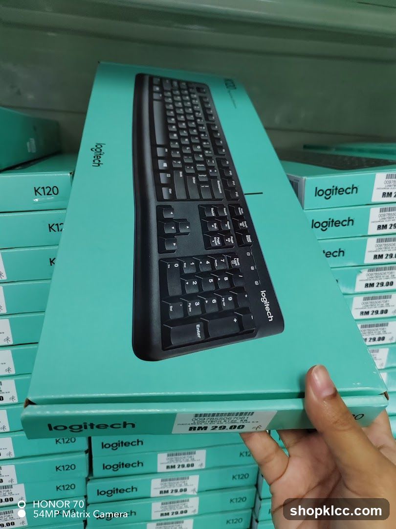 Logitech K120 Keyboard Box