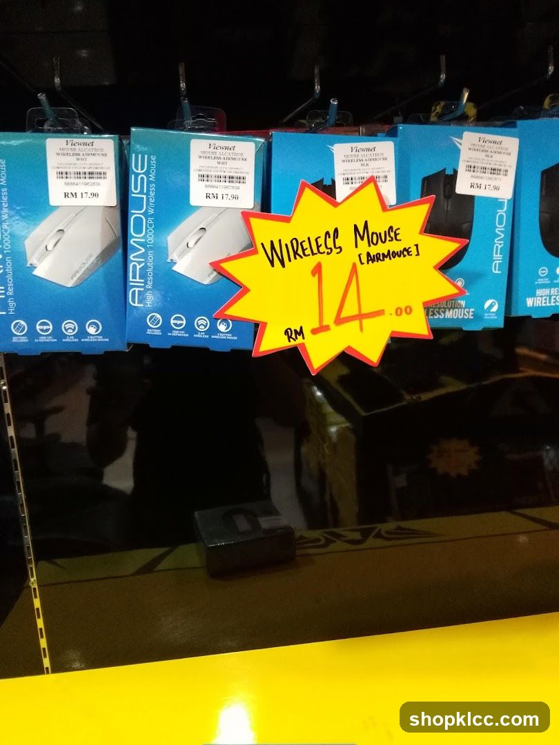 Wireless Mouse Display