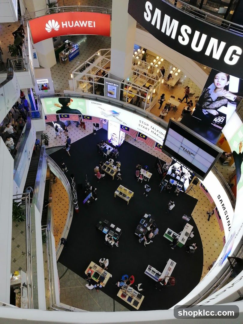 Electronics Exhibition in a Mall
